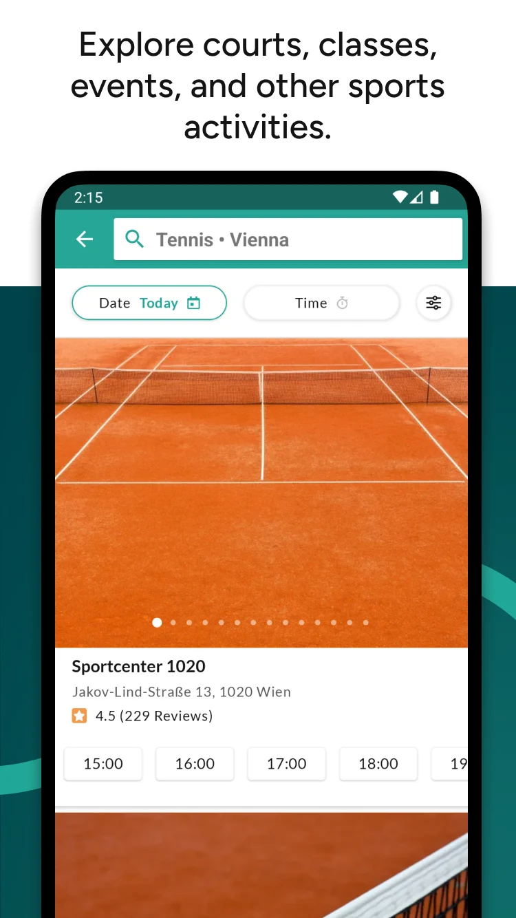 Eversports screenshot